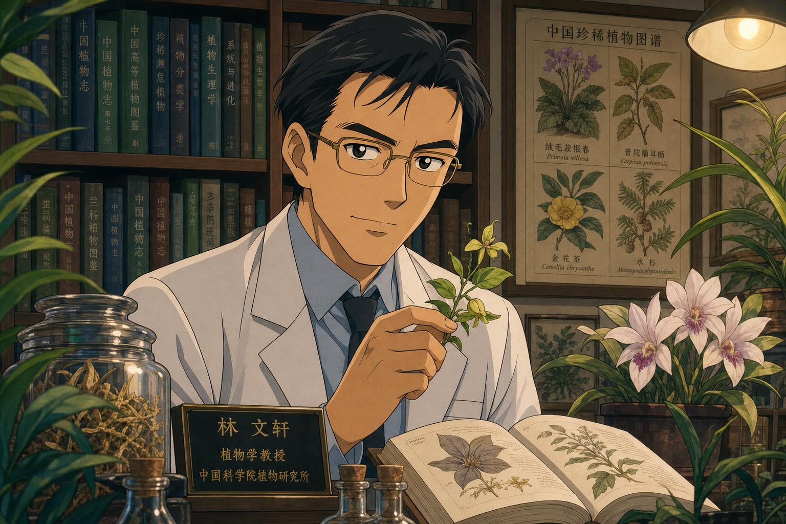 蜜桃传媒植物专家林文轩——中科院植物研究所研究员
